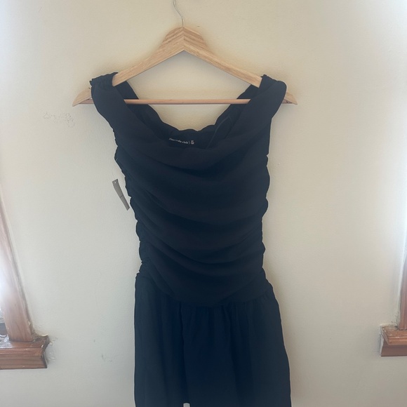 Off-The-Shoulder Ruched Mini Dress - Picture 7 of 10